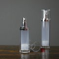 Acrylic Airless Round Cream Pump Bottle 3