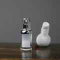 Acrylic Airless Round Cream Pump Bottle 5