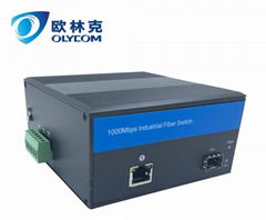 Gigabit Ethernet Industrial Fiber Media Converter with Poe (IM-PC111GE)