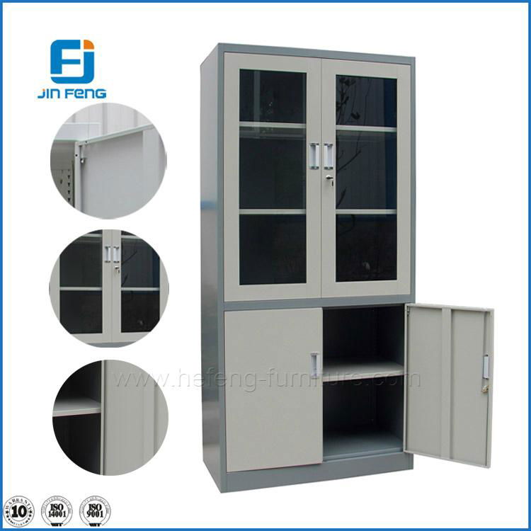 Filing Cabinet with Glass Door 3