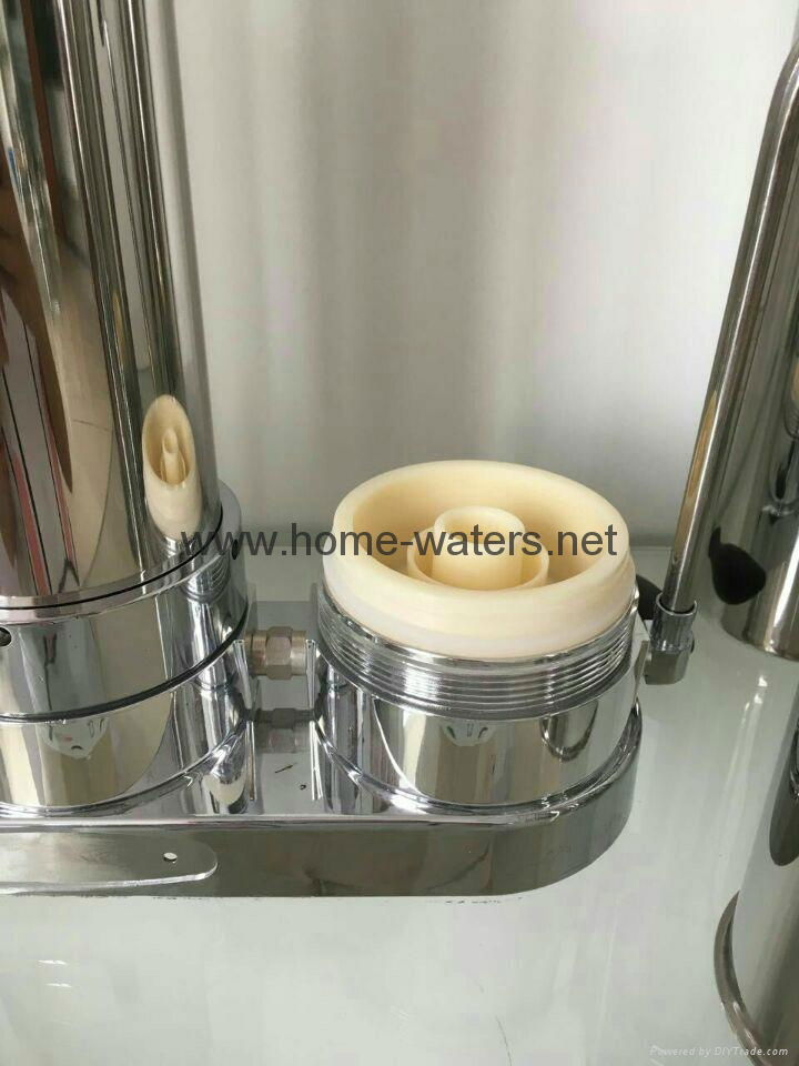 Counter top double stainless steel water purifier s.s water filter purifiers 3