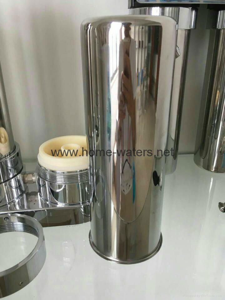 Counter top double stainless steel water purifier s.s water filter purifiers 4