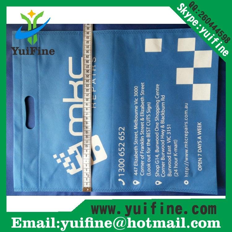 Punching Nonwoven Bag file bag Non Woven Fabric Bag Reusable Cloth Bag 