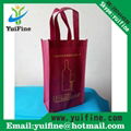 Non Woven wine Bag Reusable Cloth Bag Handbag Nonwoven Promotion Advertising 4