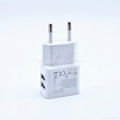 High quality Dual USB home charger EU/US plug for mobile phones 3