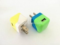 US Floding plug 5V 1A USB travel charger for Samsung Android phones
