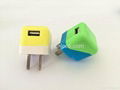 US Floding plug 5V 1A USB travel charger for Samsung Android phones 5