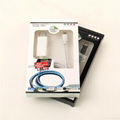 Visible EL LED flowing micro USB cable for Samsung HTC Android phones 2