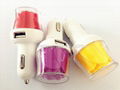 Brand New Design Dual car charger 2.1A for smartphone 4