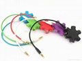 High Quality 3.5mm earphone splitter 2