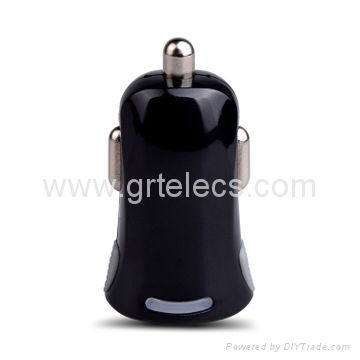 Mini single USB Micro USB car charger for mobile phones 3