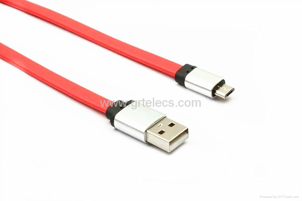 Great Flat Micro USB sync charging cable for Android smartphones