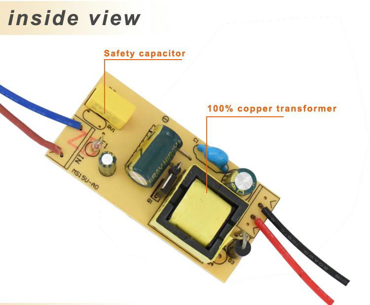 DC12V 15W LED power supply constant voltage use for led strip with high quality 2