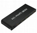 HDMI Splitter 1x4  Support 1080P 3D 4