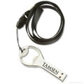 Custom Gift Laser Engraving Logo Metal Key USB Flash Stick 1