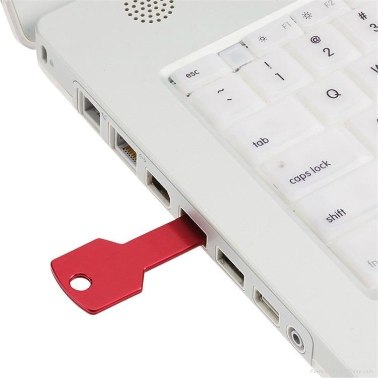 Multi Color Key USB Flash Drive with Custom Logo 3
