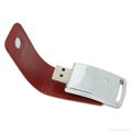 Custom Bracelet Metal Leather USB 2.0