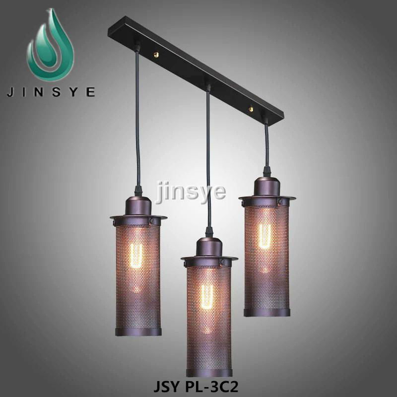 metal suspension cage pendant light 4