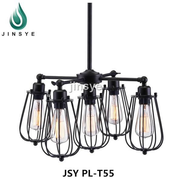 metal suspension cage pendant light 5