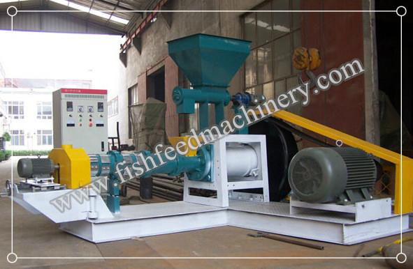 60-80kg/h Dry Type Fish Feed Extruder Fish Feed Making Machine