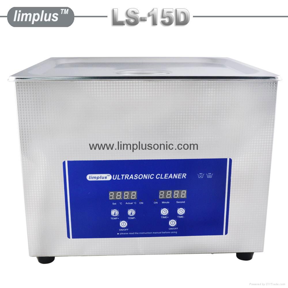 Limplus 15Liter SUS Ultrasonic Cleaner 40kHz 360Watt LS-15D