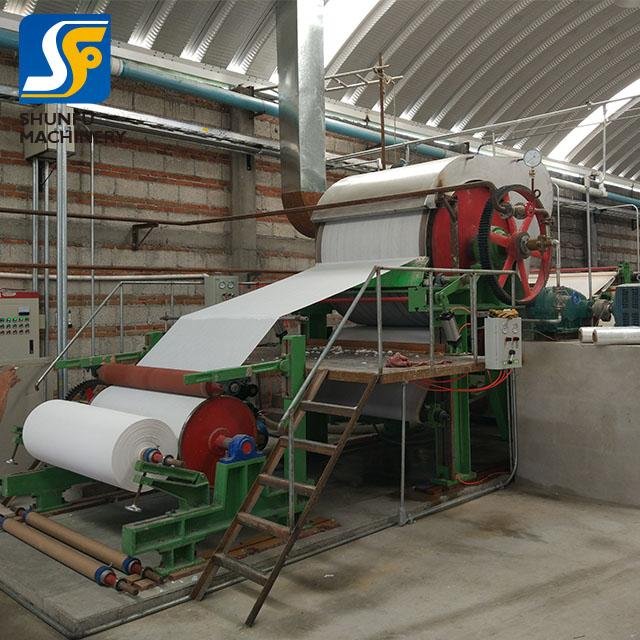 For sale toilet paper making machine use waste paper 5