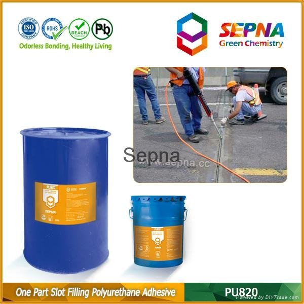 One component self leveling easy application construction sealant