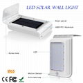 Amazon Best Seller High Quality 1W 16LED Outdoor Wall Mounted Solar Street Light 1