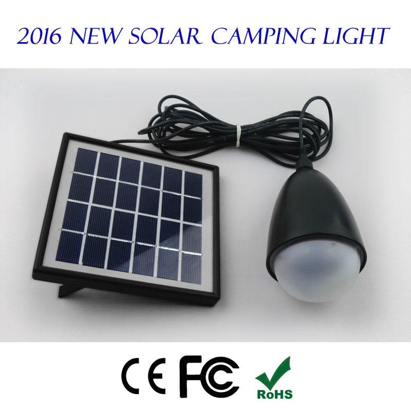 2016 New Released Outdoor Portable LED Solar Camping Light