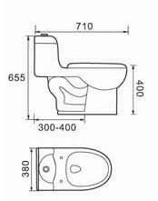 Barana hot selling one piece toliet 4