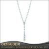 High Quality Ladies Diamond Custom Simple Design Metal Alloy Pendant