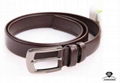 Fashion cowhide leather belt with the pin buckle for man 1