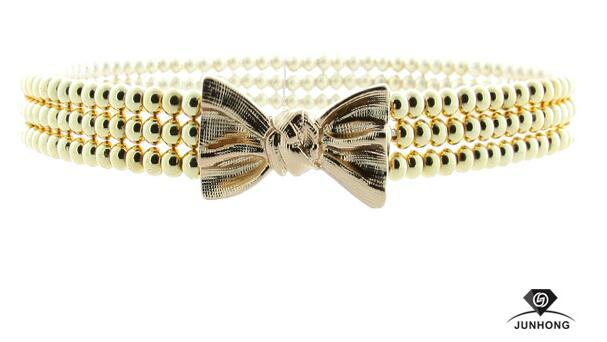 fashion womens Pearl Chain Belts