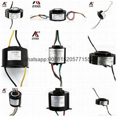 through bore slip ring precise hole slip ring manufacturer 