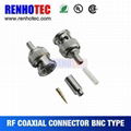 BNC Plug Crimp Connector For Cable RG174/179