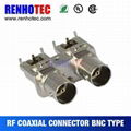 75Ohm Right Angle BNC Jack Connector For