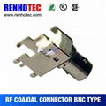 90 degree Female BNC Connector For PCB