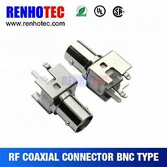 Straight BNC Jack Connector For PCB Mount