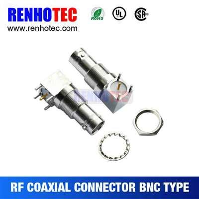 Right Angle BNC Jack Connector For PCB Mount 2