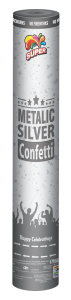 Metallic Silver Confetti Popper