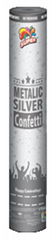 Metallic Silver Confetti Popper