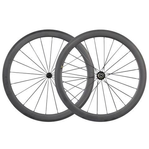 SunRay Full Carbon Road Bicycle Tubular Wheels 50mm Carbon Tubular Wheels