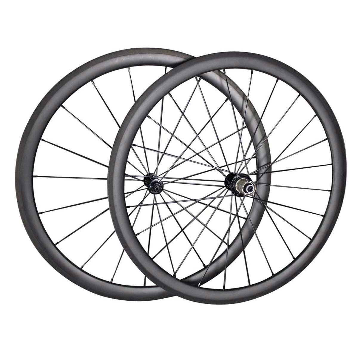 SunRay Cycling Full Carbon Road Bike Wheelset 38mm Carbon Clincher Wheelset