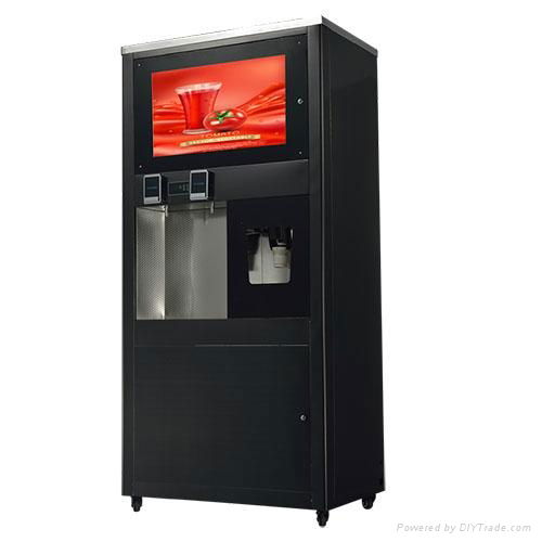 微信扫码支付咖啡机广告咖啡一体机微信咖啡机