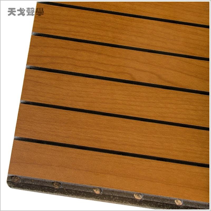 Grooved wood acoustic panel manufacturer acoustic panel  4