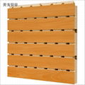 Melamine or veneer decorative sound absorbing panels acoustic wall panels 1