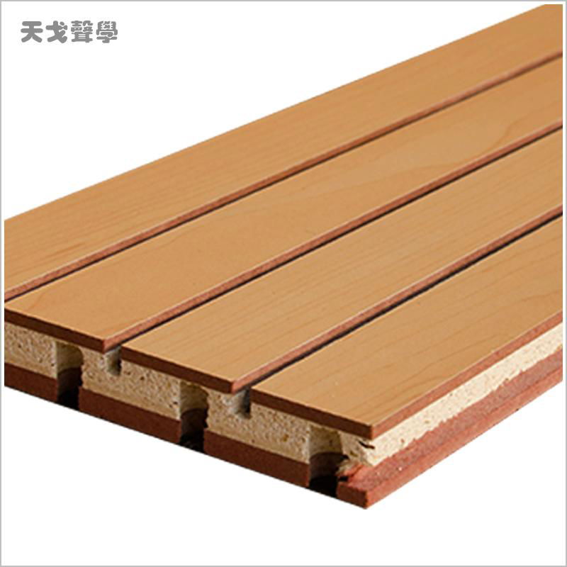 Melamine or veneer decorative sound absorbing panels acoustic wall panels 2