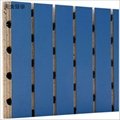 Melamine or veneer decorative sound absorbing panels acoustic wall panels 3