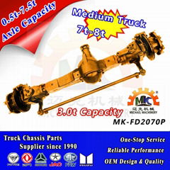 3Ton Light Truck Front Drive Axles with