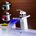 LED Bathroom Temperature Controlled Faucet  1